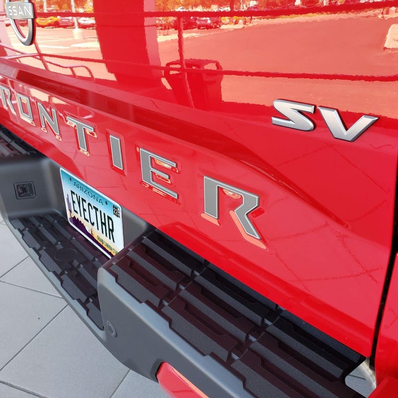 EyeCatcher Tailgate Letter Inserts Compatible with 2022-2025 Frontier Accessories (Carbon and White) - Image 4